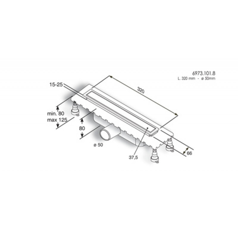 Канал OMP Esseflow LUX 6973.101.8