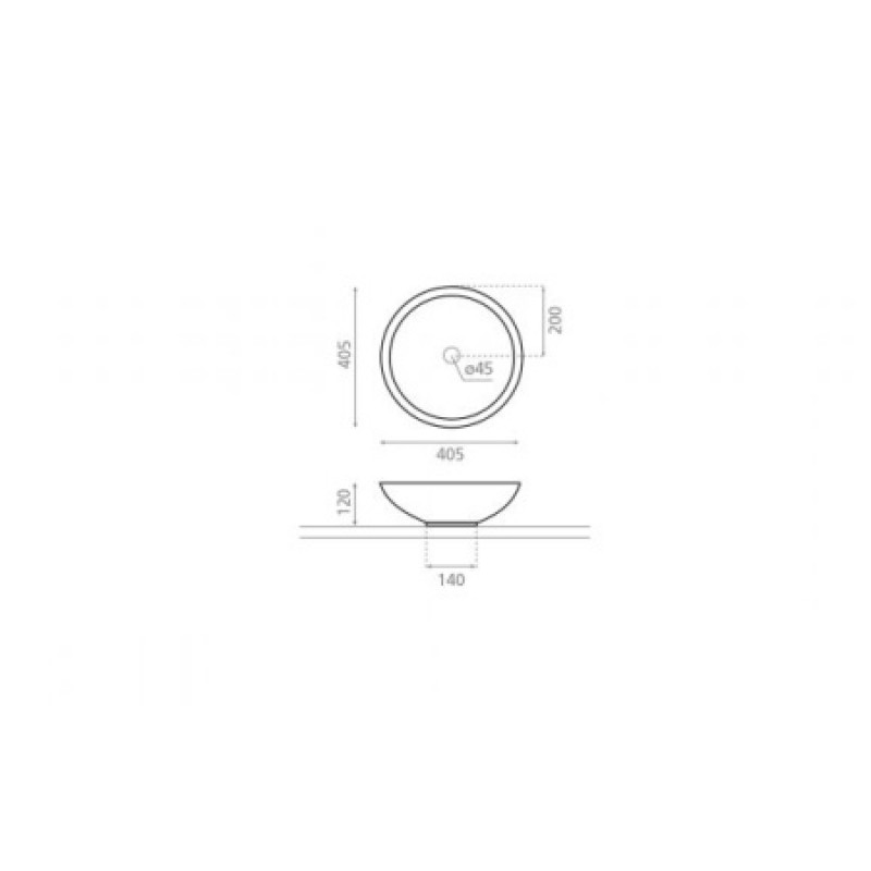 Раковина Bathco Catania 405х120 121683950