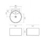 Раковина Bathco HAMBURG 400x420х250 мм H1012