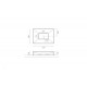 Раковина Bathco QUADRO 550x400x100 мм 4039