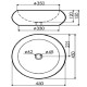 Раковина Bathco FIJI Negro 450x150 мм 00315