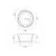Раковина Bathco MANILA Negro 450x200 мм 00327
