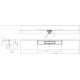 Душевой лоток PRIMUS-LINE без решетки HL531.0/23