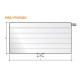 Сталевий радіатор Purmo Ramo Ventil Compact M, 11 тип 600х400 мм