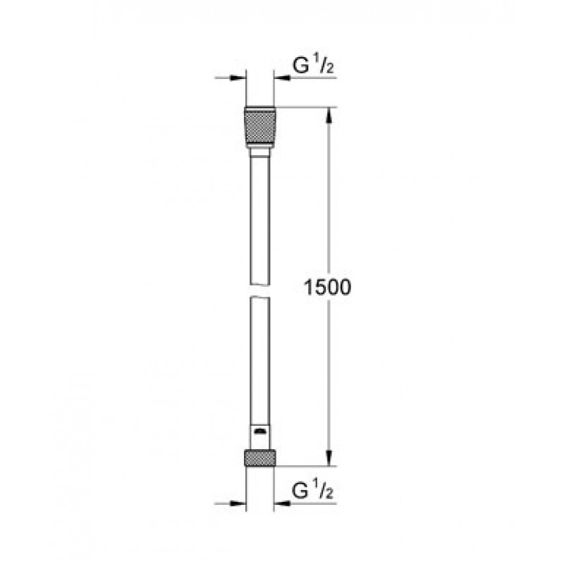 Душевой шланг Grohe Silverflex 1500 мм 28364000
