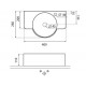 Раковина Bathco VENECIA 400x260x110 мм 4052