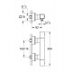 Термостатический смеситель для душа Grohe Grohtherm Cube 34488000