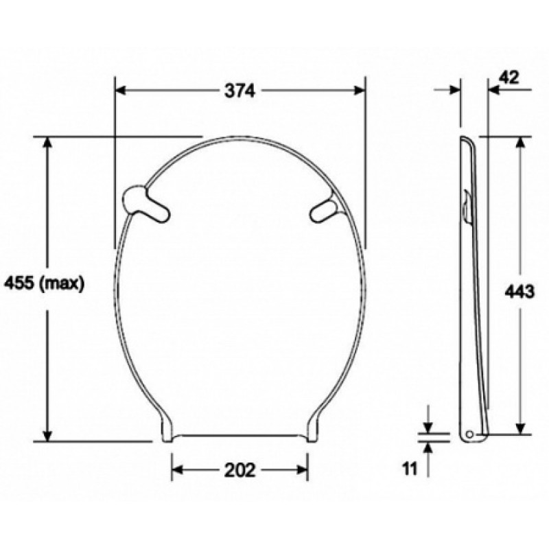 Крышка для унитаза ЛОФВ KOLO NOVA PRO M30119000
