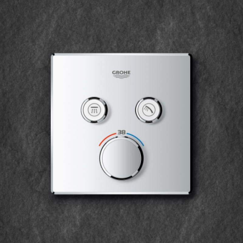 Термостатический смеситель скрытого монтажа Grohe Grohtherm SmartControl 29124000