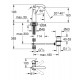 Смеситель для раковины Grohe Essence New 23462001