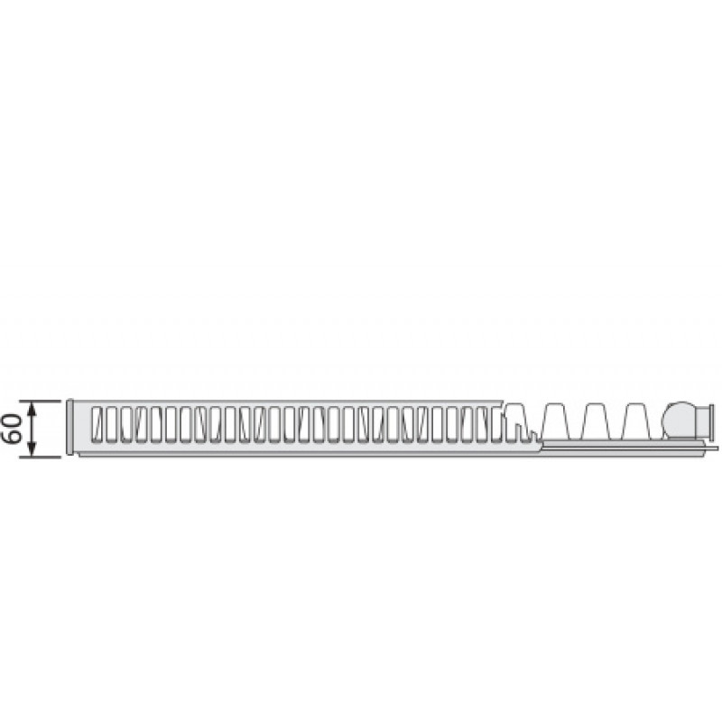 Стальной радиатор Purmo Compact 11 тип 450х1600 мм
