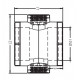 Крестовина резьбовая PPR ВР, 32x3/4"