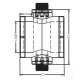 Крестовина резьбовая PPR НР, 50x1/2"