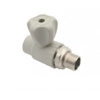 Кран кульовий радіаторний прямий PPR, 25х1/2"