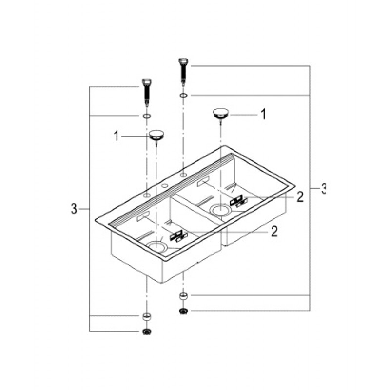 Кухонная мойка Grohe K 800 31585SD0