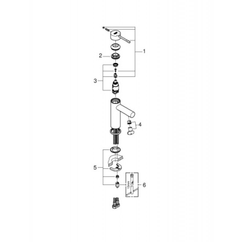 Змішувач для раковини Grohe Essence S 34294001