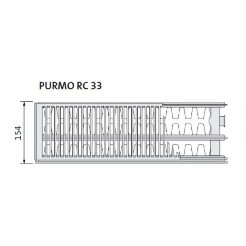 Стальной радиатор Purmo Ramo Compact 33 тип 600х2000 мм