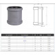 Муфта надвижная (ремонтная) Ostendorf d=40мм 171500-05