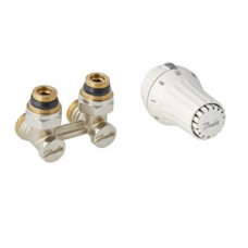 Комплект для радиатора DANFOSS угловой (RAE+RLV-KS 3/4")(013G5140) 013G5140