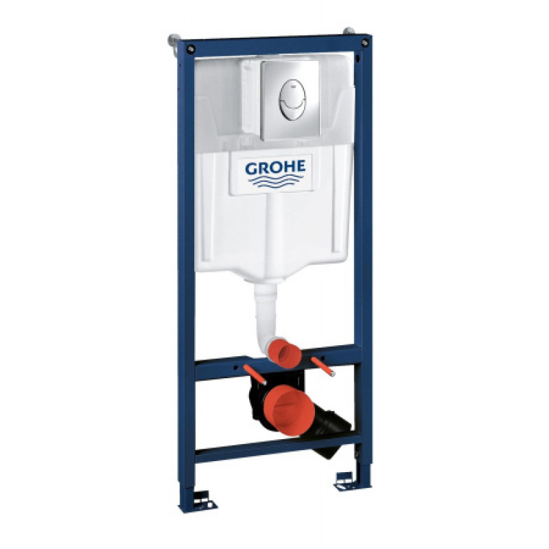 Инсталляция для унитаза 3 в 1 Grohe Rapid SL с кнопкой Skate Air 38721001