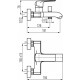 Смеситель для ванны Valvex AURORA 2445130