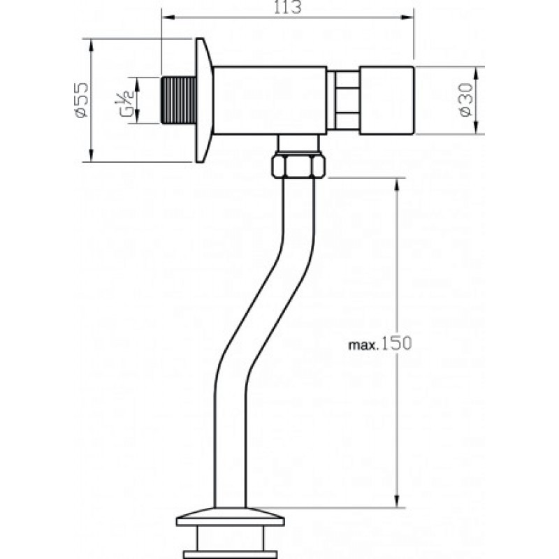 Кран для пісуару VALVEX URIVEX 2452950