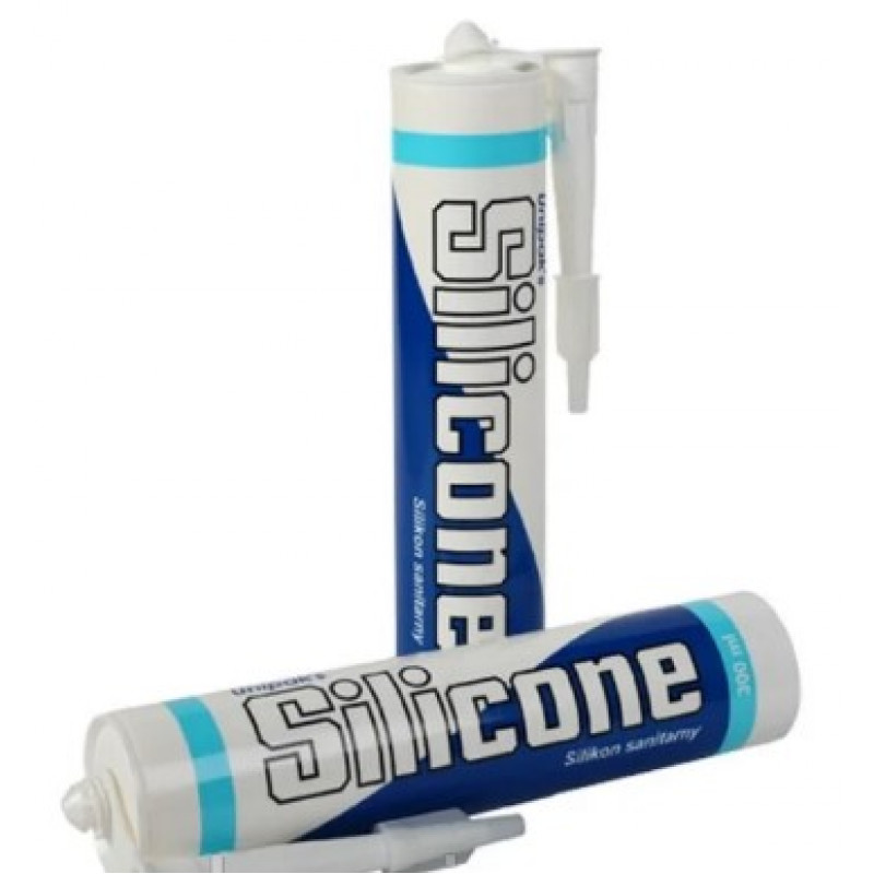 Герметик UNIPAK санитарный силиконовый белый Sanitary silicone 300 ml 6700242