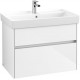 Тумба под умывальник 4A338001 800 мм Villeroy & Boch Collaro белый глянец C01000DH