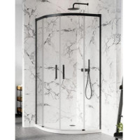 Душевая кабина Radaway симетричная Idea Black PDD боковые стенки 90Lx90R висота 2005 мм 387140-54-01