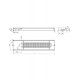 Внутрипольный конвектор CARRERA M (Inox) 230/1500/65