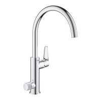 Смеситель для кухни с функцией подачи фильтрованой воды Grohe Blue Pure BauCurve 31723000