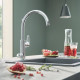 Смеситель для кухни с функцией подачи фильтрованой воды Grohe Blue Pure BauCurve 31723000