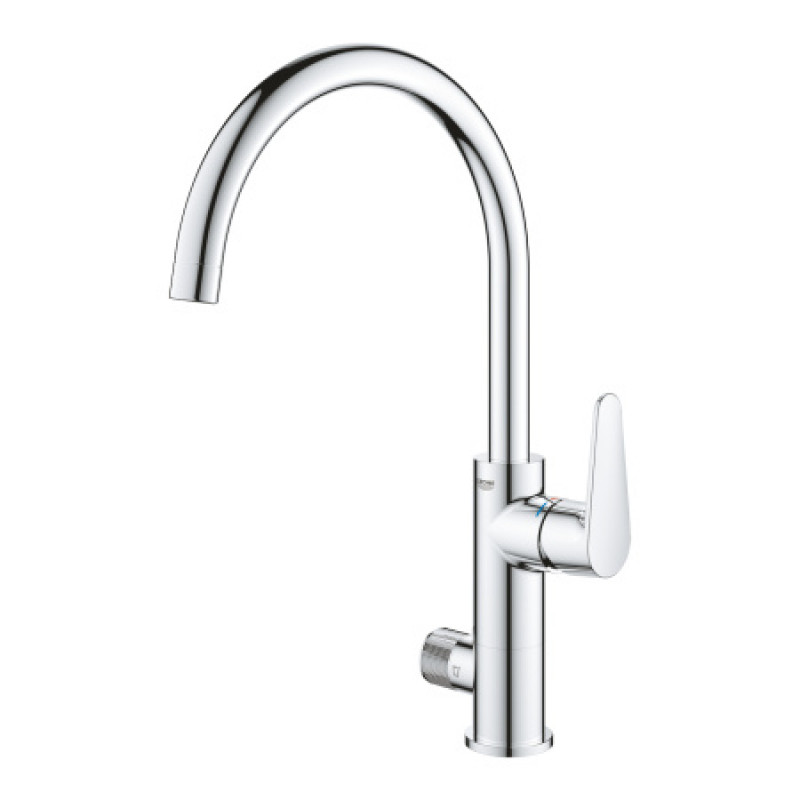 Смеситель для кухни с функцией подачи фильтрованой воды Grohe Blue Pure BauCurve 31723000