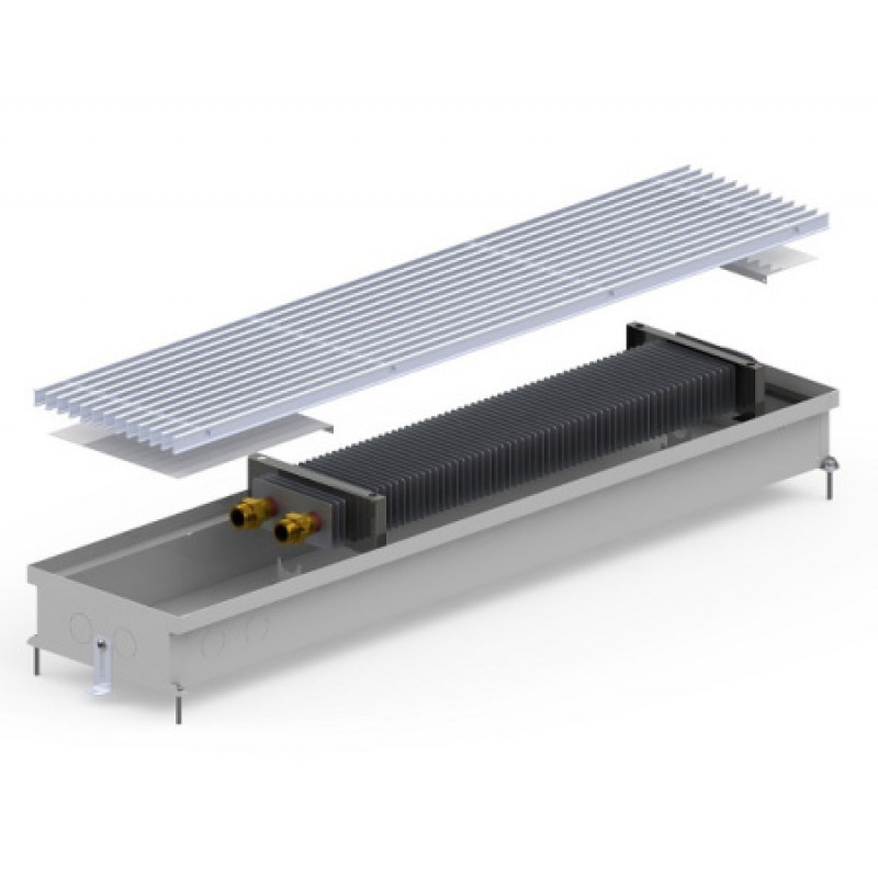 Внутрипольный конвектор CARRERA C (Inox) 230/1500/65