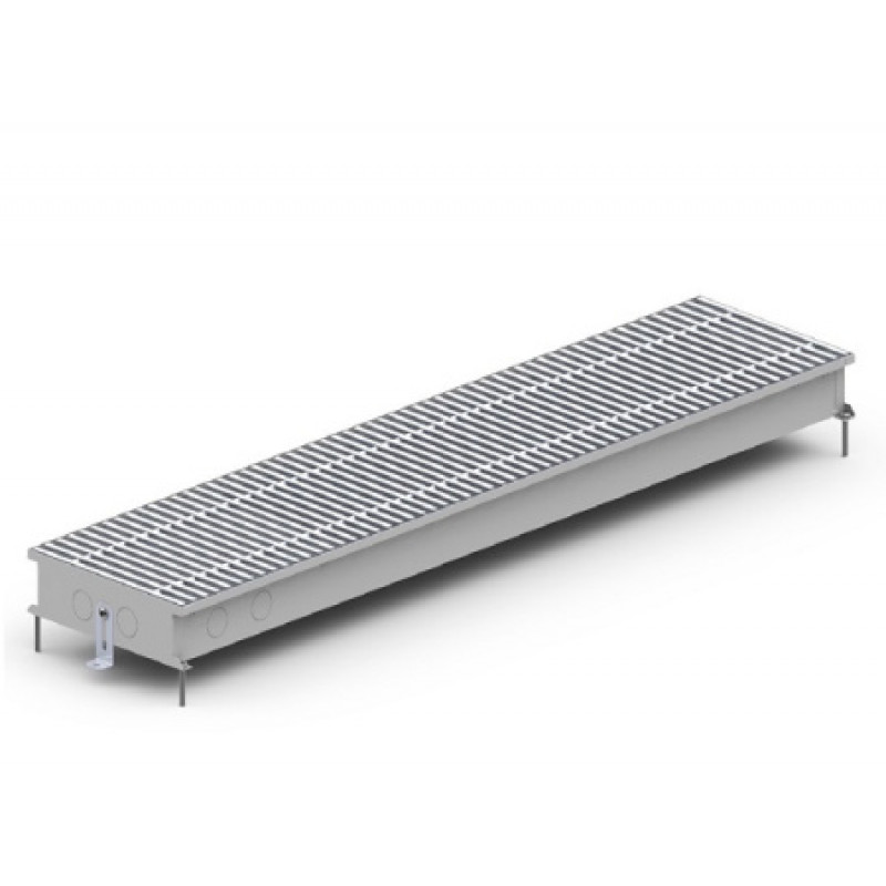 Внутрипольный конвектор CARRERA M2 (Inox) 380/1750/65