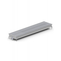 Внутрипольный конвектор CARRERA CV2 (Inox) 380/1750/65