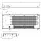 Внутрішньопідлоговий конвектор CARRERA CV2 (Inox) 380/2500/90