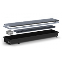 Внутрипольный конвектор CARRERA SE (Inox) 230/1250/90 Electro 220