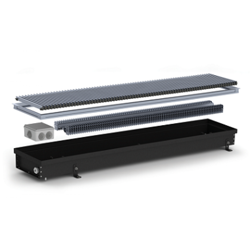 Внутрипольный конвектор CARRERA SE (Inox) 230/1250/90 Electro 220