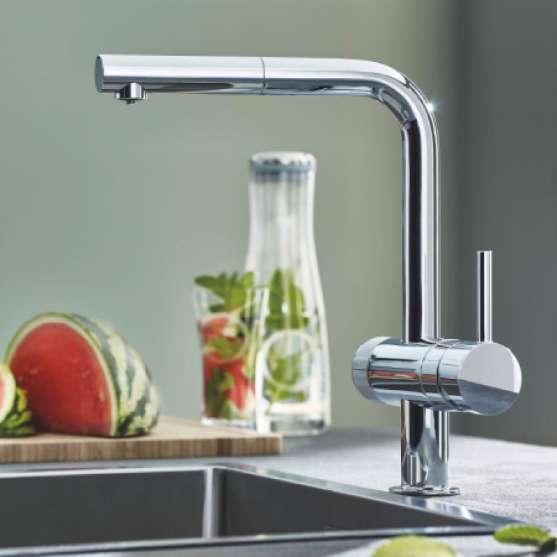 Смеситель для кухни с функцией подачи фильтрованой воды Grohe Blue Pure Minta 31721000