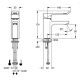 Смеситель для раковины для ЛОФВ Franke F5L-Mix F5LM1010