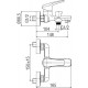 Смеситель для ванны Valvex ECO 2406920
