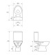 Унітаз-компакт Cersanit 518 Parva new CleanOn 011 3/5 + кришка дюропласт CCKZ1012992187