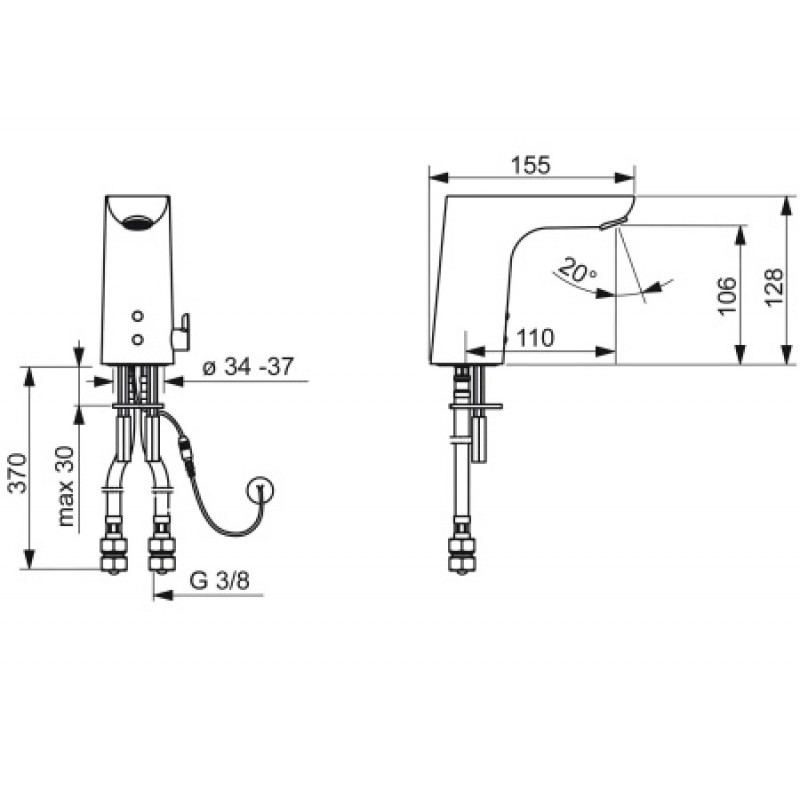 Смеситель для раковины ORAS Electra 6121F