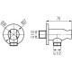 Шланговое подключение VALVEX ROUND PLUS BLACK 2444670