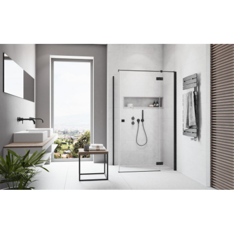 Бічна стінка RADAWAY Essenza Black KDJ/KDJ+S Бічна стінка RADAWAY 100 1000*2000 384052-54-01