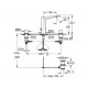 Смеситель для раковины на 3 отверстия Grohe Allure Brilliant 20344000