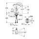 Смеситель для раковины Grohe Atrio 32043DC3