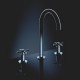 Змішувач для раковини на 3 отвори Grohe Atrio M 20008003
