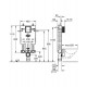 Инсталляционный комплект для унитаза Grohe Uniset 38643001